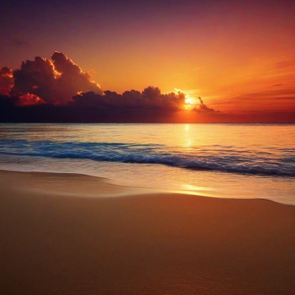 Beach Background Wallpaper - beach and sunset background  