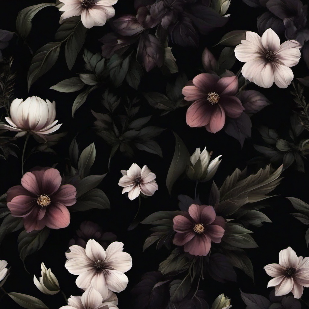 Flower Background Wallpaper - aesthetic dark flower wallpaper  