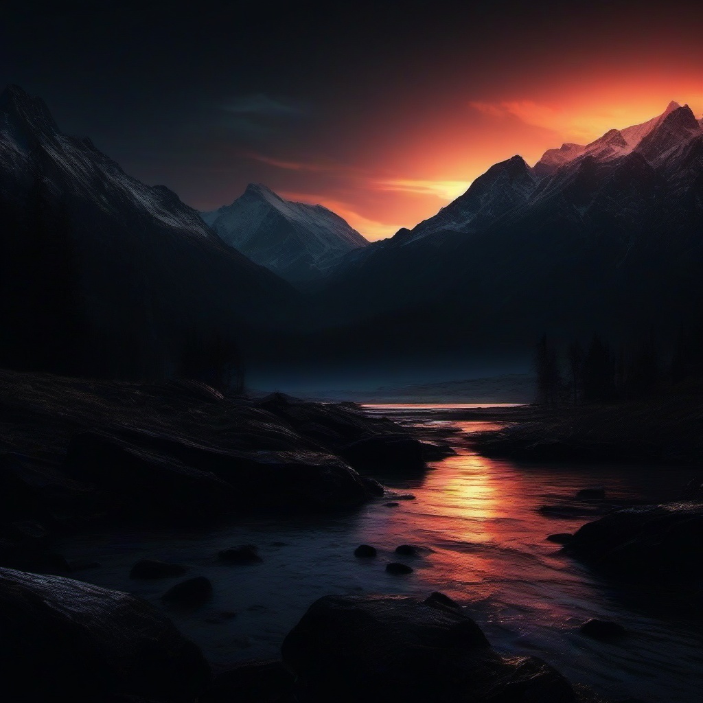 Dark Landscape Wallpaper 4K  ,desktop background wallpaper