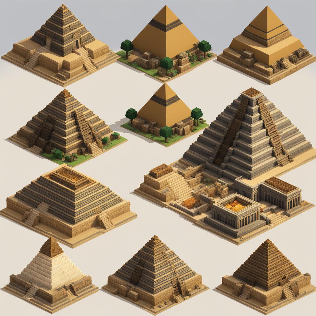 egyptian pyramid filled with ancient artifacts and mysteries - minecraft house ideas minecraft block style