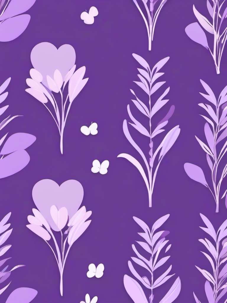 Purple Wallpaper Cute - Lavender hues with playful details  ,mobile iphone background wallpaper