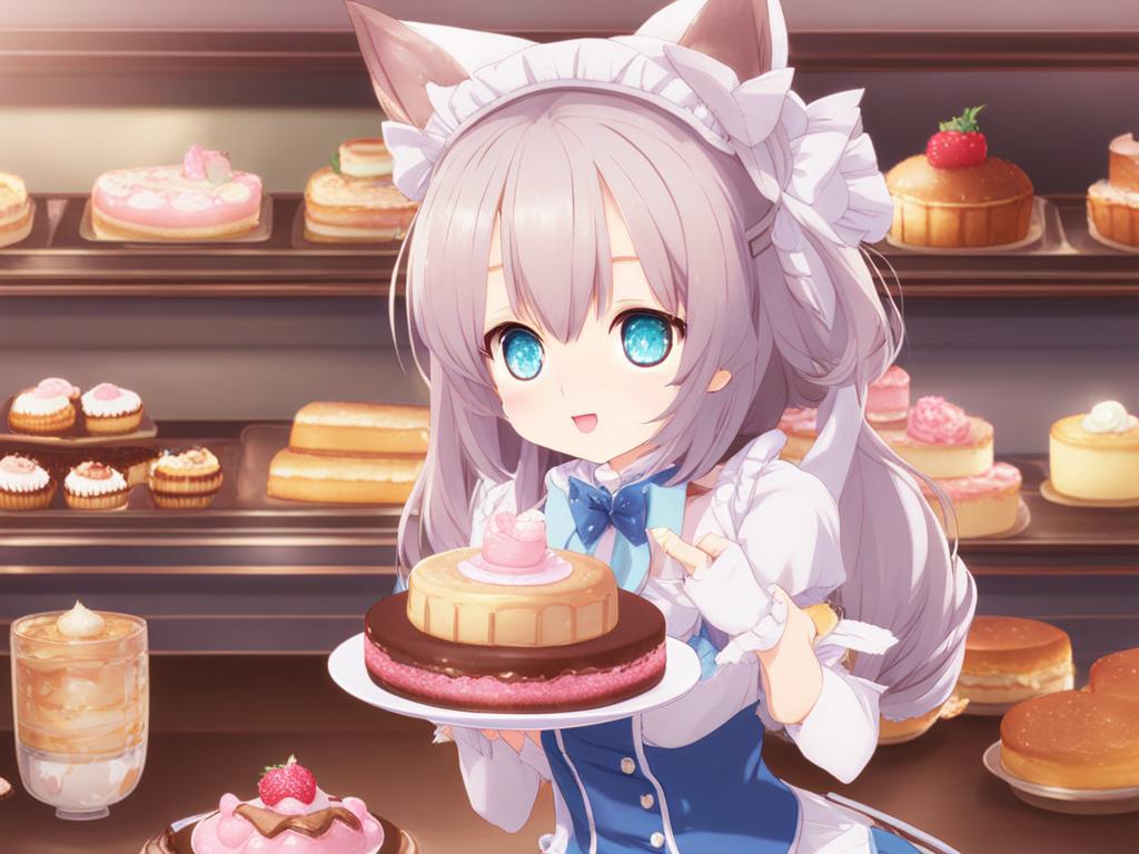 nekopara runs a cozy catgirl patisserie. 