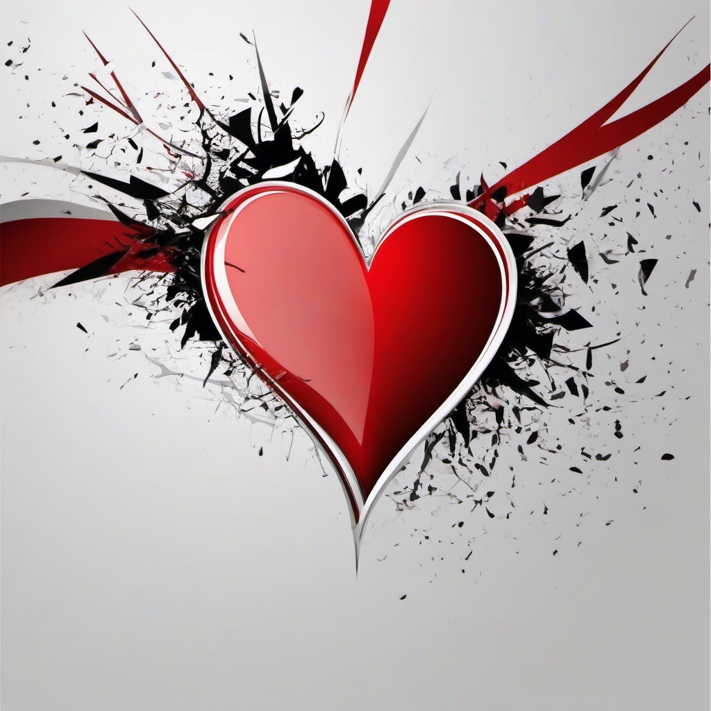 Heart Background Wallpaper - white background broken heart  