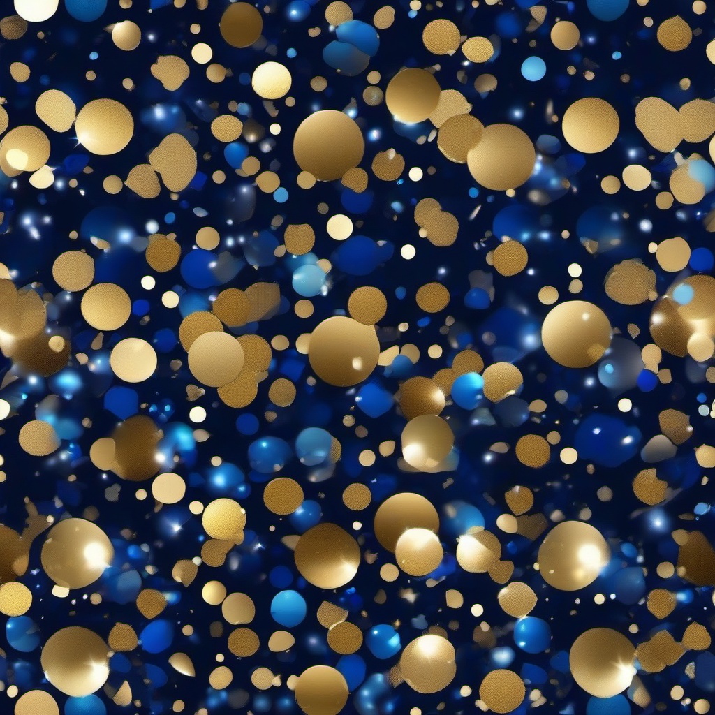 Glitter background - blue and gold sparkle background  