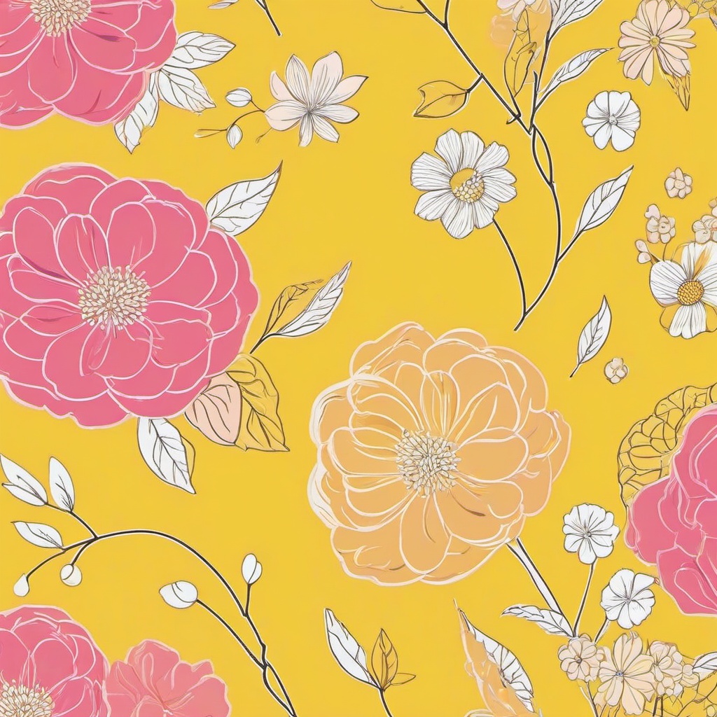 Yellow Background Wallpaper - aesthetic pink and yellow wallpaper  