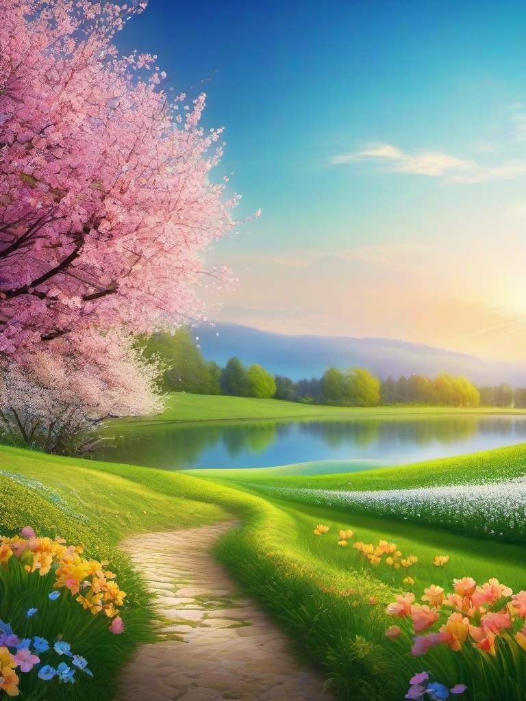 pretty spring background  ,background wallpaper