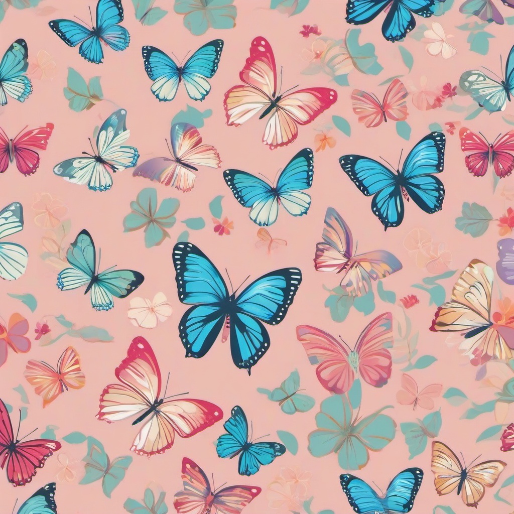 Butterfly Background Wallpaper - pastel butterfly background  