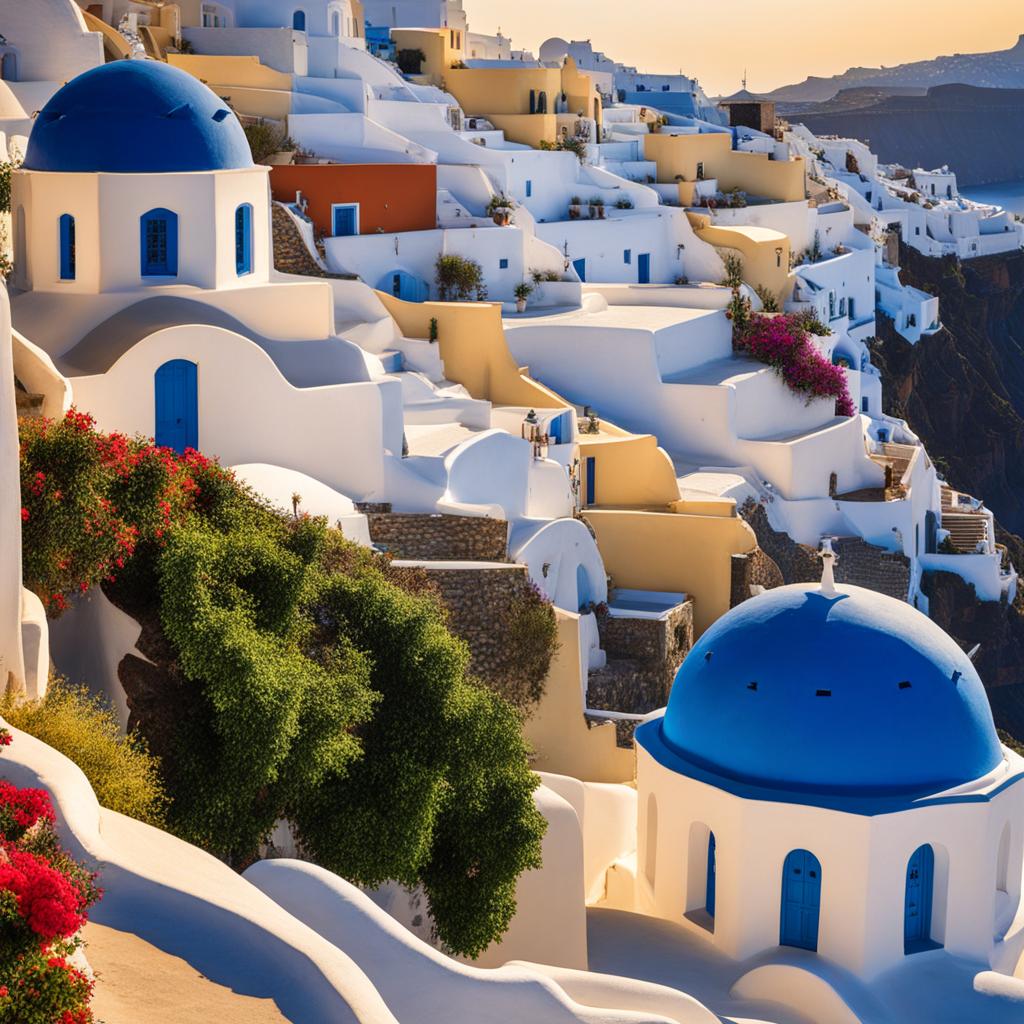 santorini, greece - explores picturesque villages perched on volcanic cliffs. 