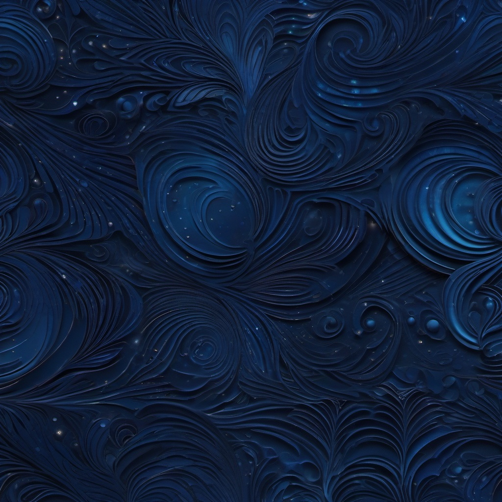 Dark Blue Wallpaper - Mystical Midnight Blue Galaxy  intricate patterns, splash art, wallpaper art