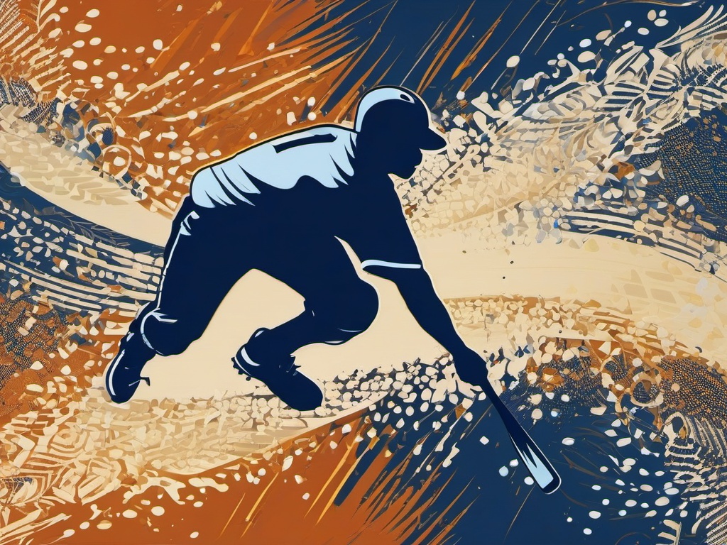 Baseball Background - Baseball Game Action Shot  intricate patterns, splash art, wallpaper art