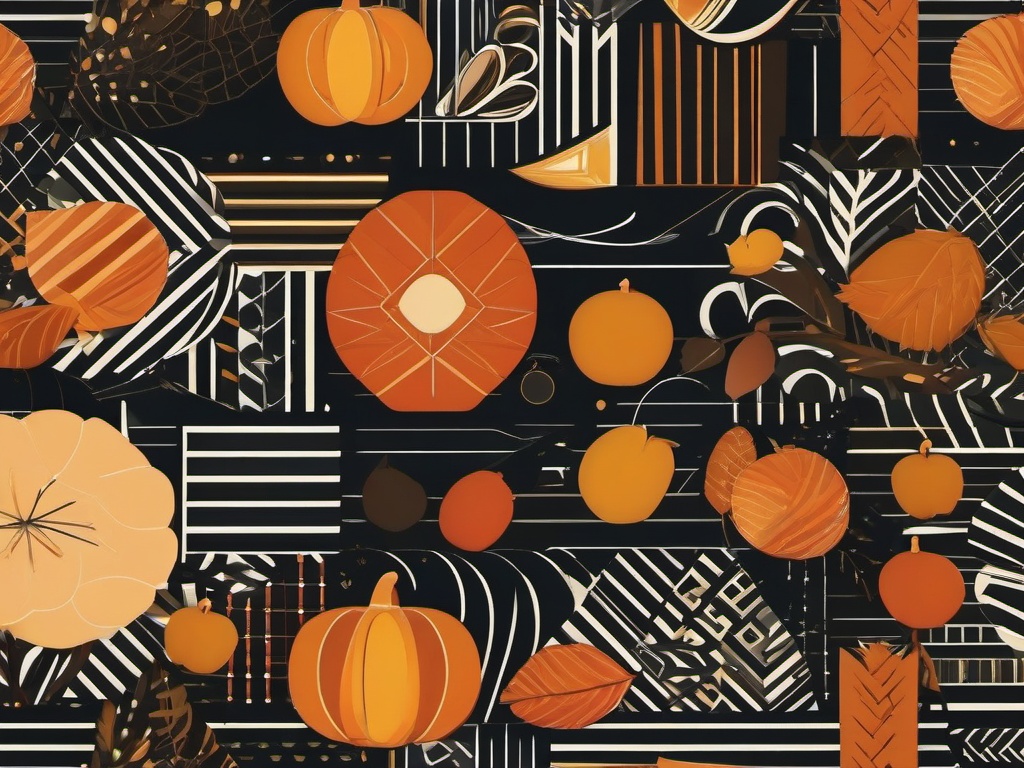 Thanksgiving Wallpaper-A bold, graphic Thanksgiving design, with striking typography and geometric patterns.  aesthetic background wallpaper