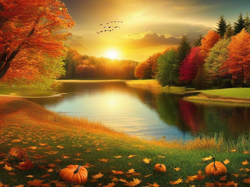 Summer Fall Wallpaper  background