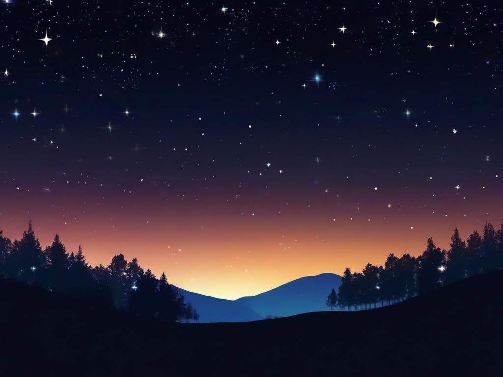 Night Sky With Stars Background  ,desktop background wallpaper