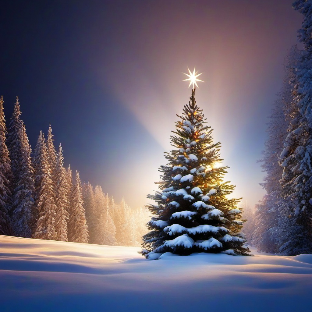 Snow Background Wallpaper - christmas tree in the snow wallpaper  