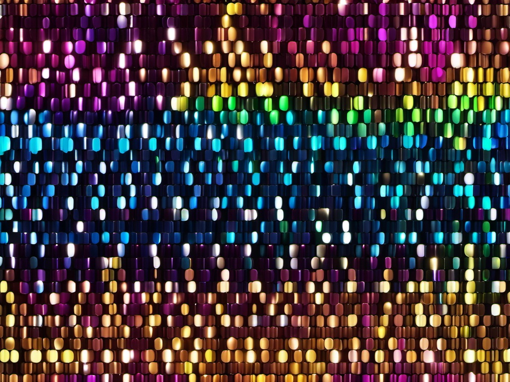 Rainbow Sequin Background  