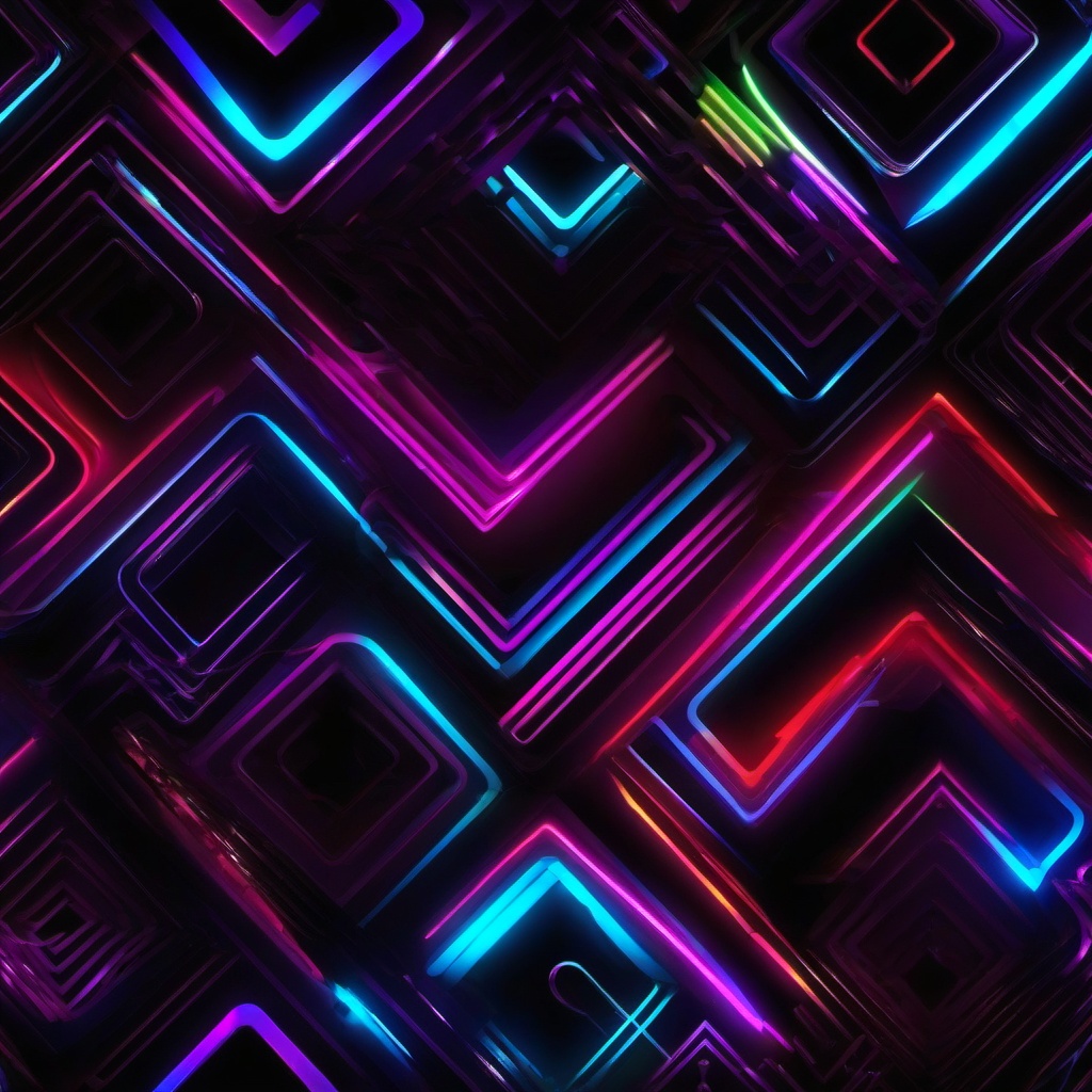 Neon Background Wallpaper - 3d neon light abstract background  