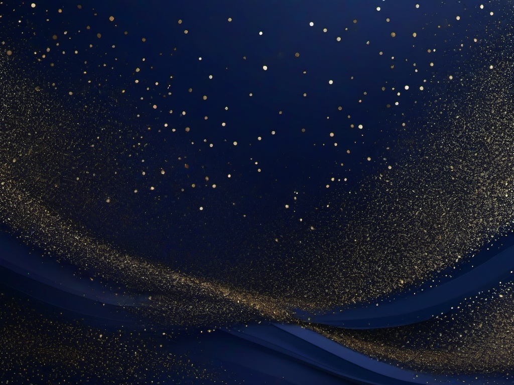 Navy Blue Glitter Background  