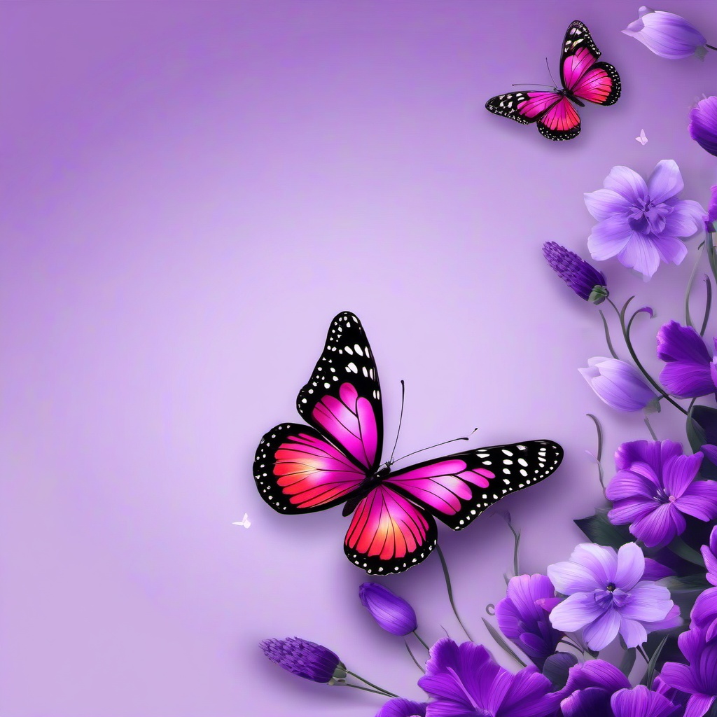 Butterfly Background Wallpaper - lavender background with butterflies  