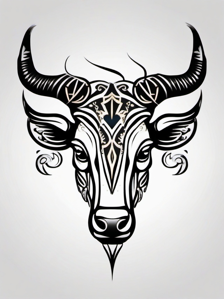 taurus and sagittarius tattoos  simple vector color tattoo