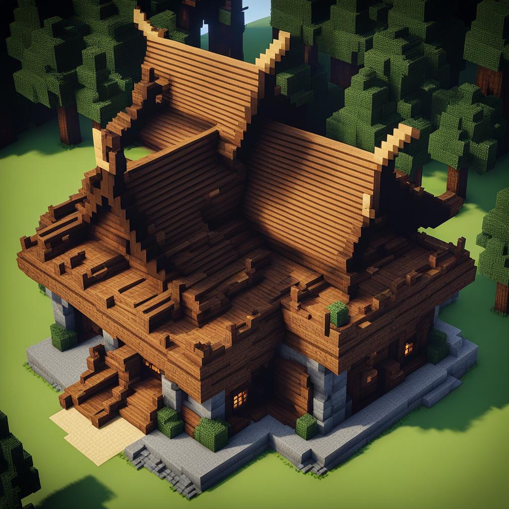 viking longhouse with a dragon prow - minecraft house ideas minecraft block style