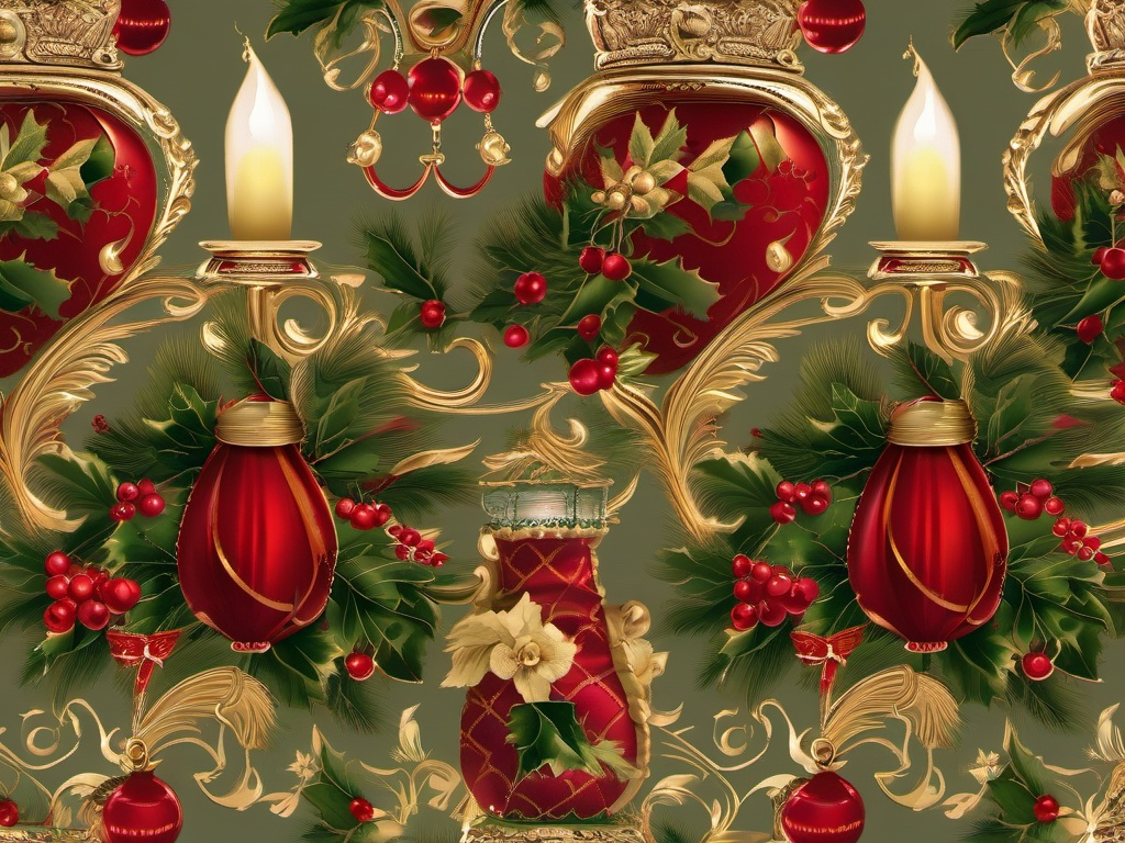 Victorian Christmas Wallpaper  