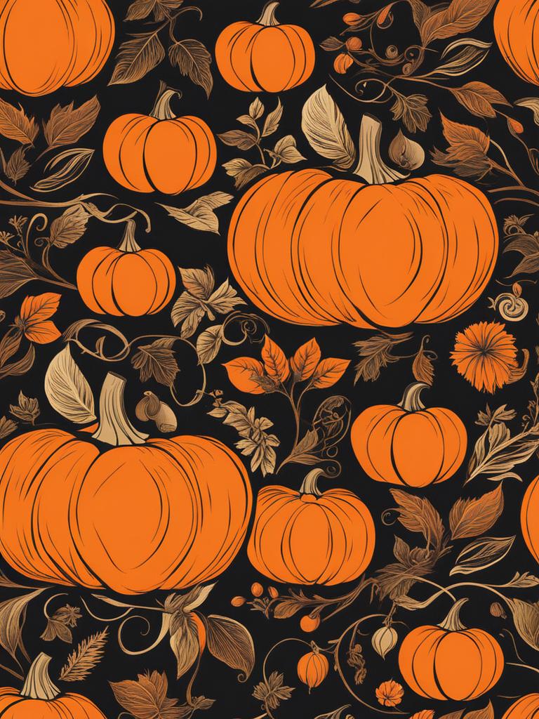 pumpkin clipart - orange, symbolizing the fall harvest. 