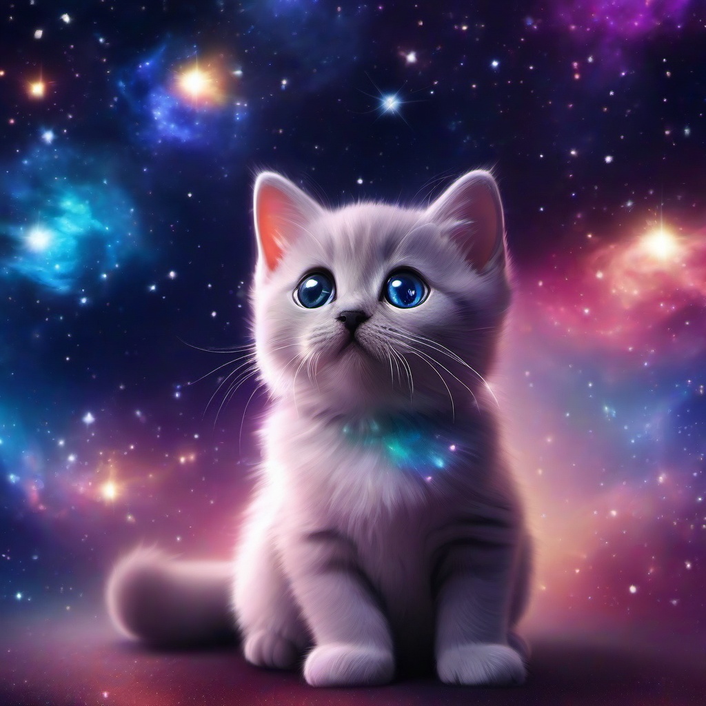 Cat Background Wallpaper - cute galaxy cat wallpaper  