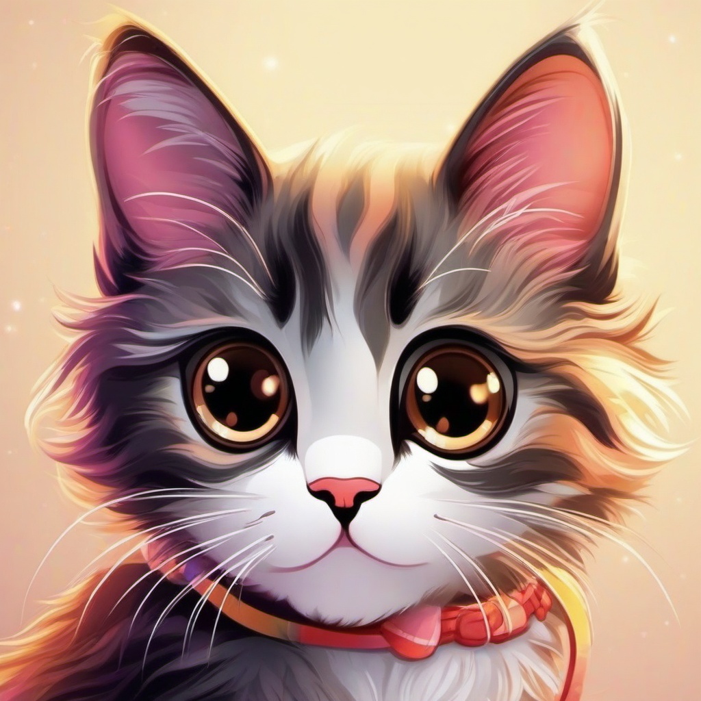 Cat Background Wallpaper - cartoon kitten wallpaper  