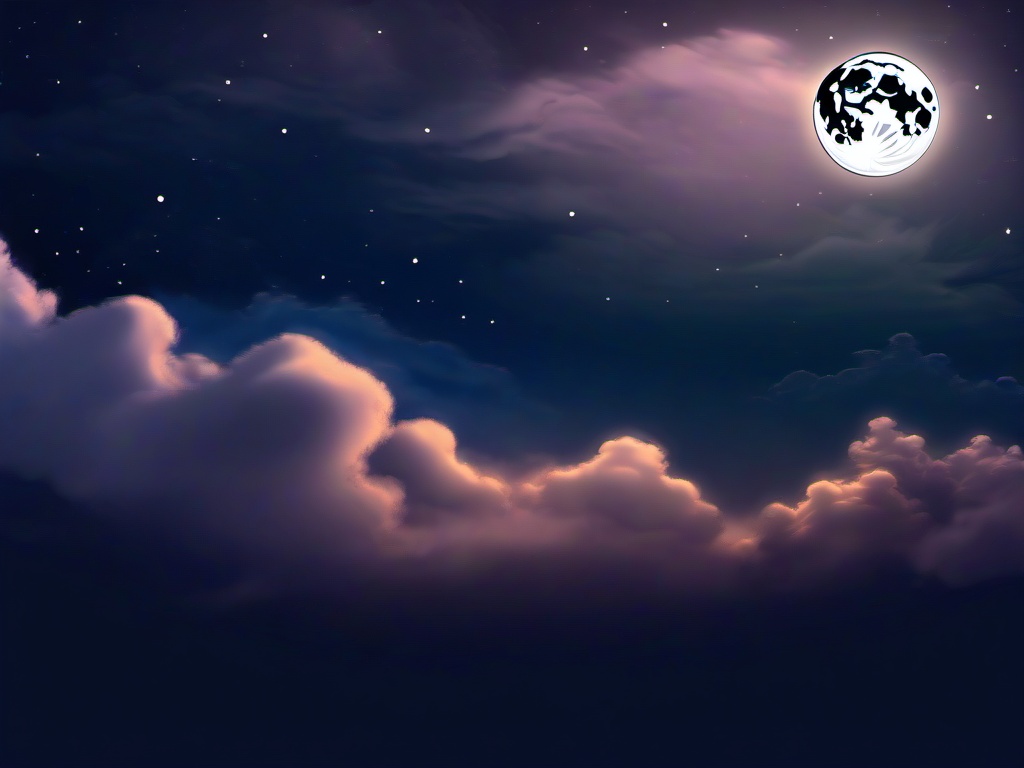 Cloudy Night Background  ,desktop background wallpaper