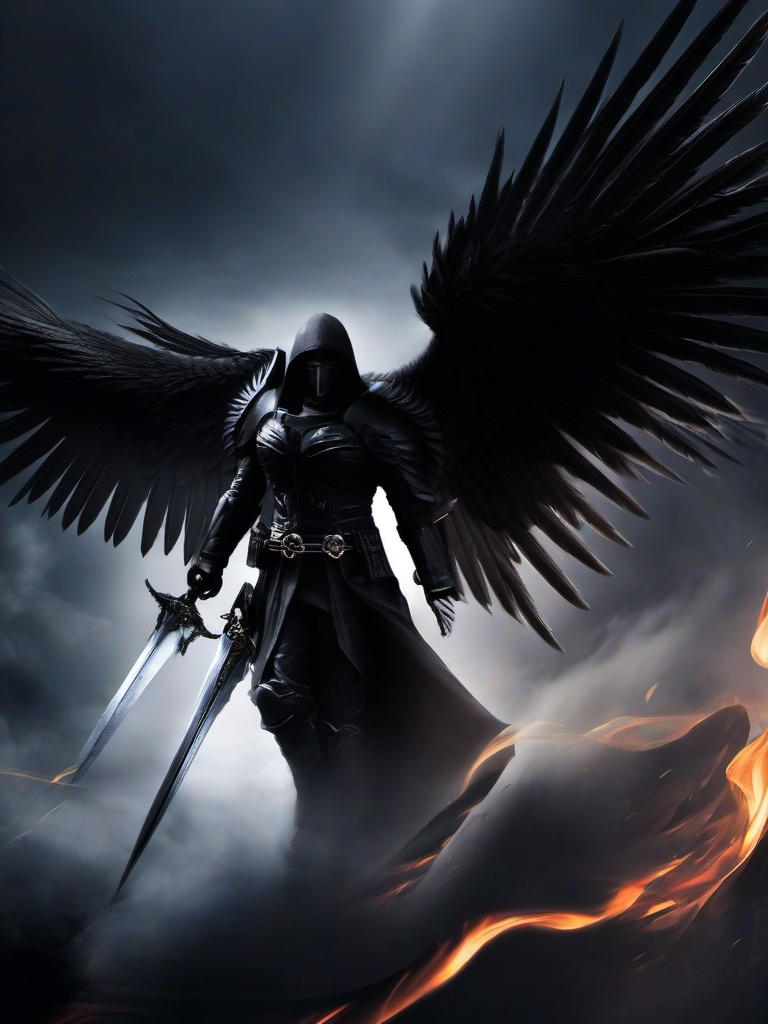 Dark Angel Background  ,mobile iphone background wallpaper