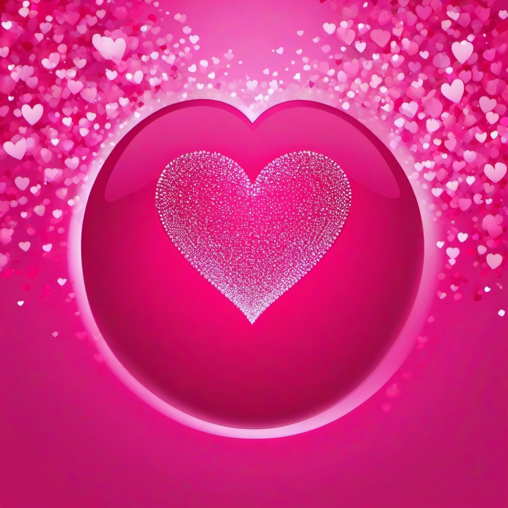 Heart Background Wallpaper - heart with pink background  