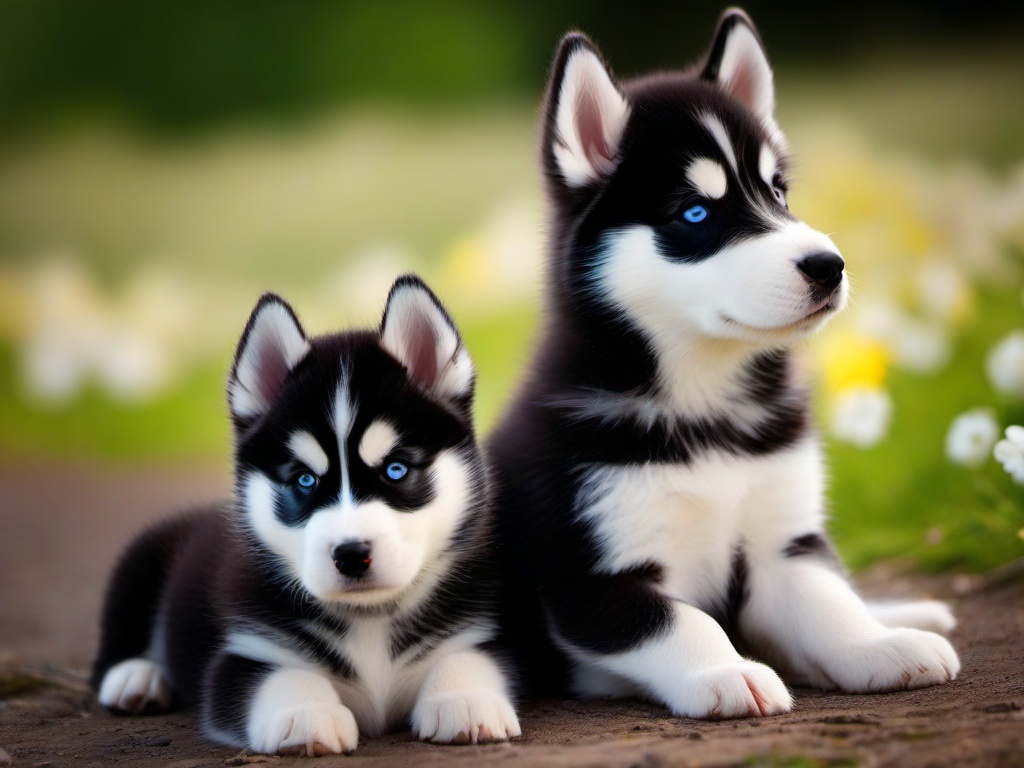 Cute Husky Wallpaper - Adorable husky puppies  ,desktop background wallpaper