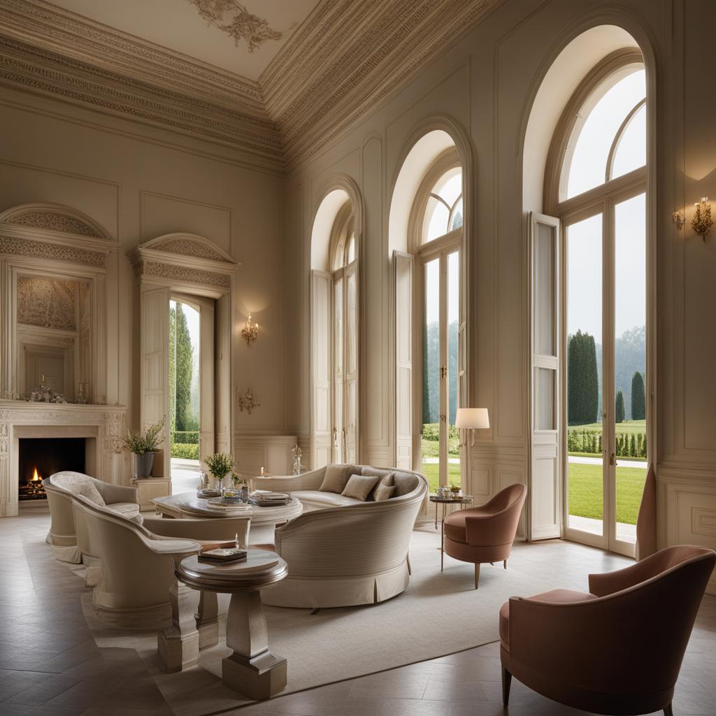 palladian villas, with harmonious proportions, evoke serenity in the veneto region of italy. 