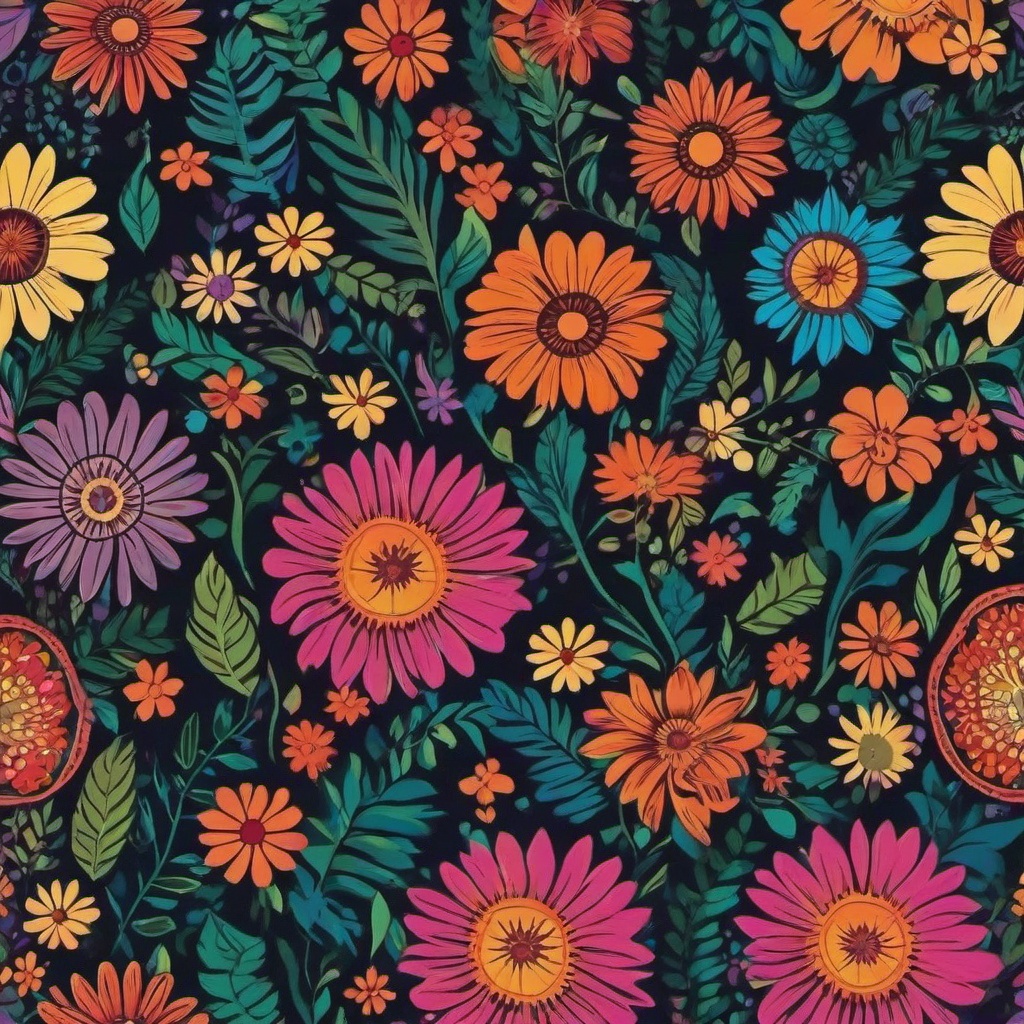 Flower Background Wallpaper - hippie flower wallpaper  