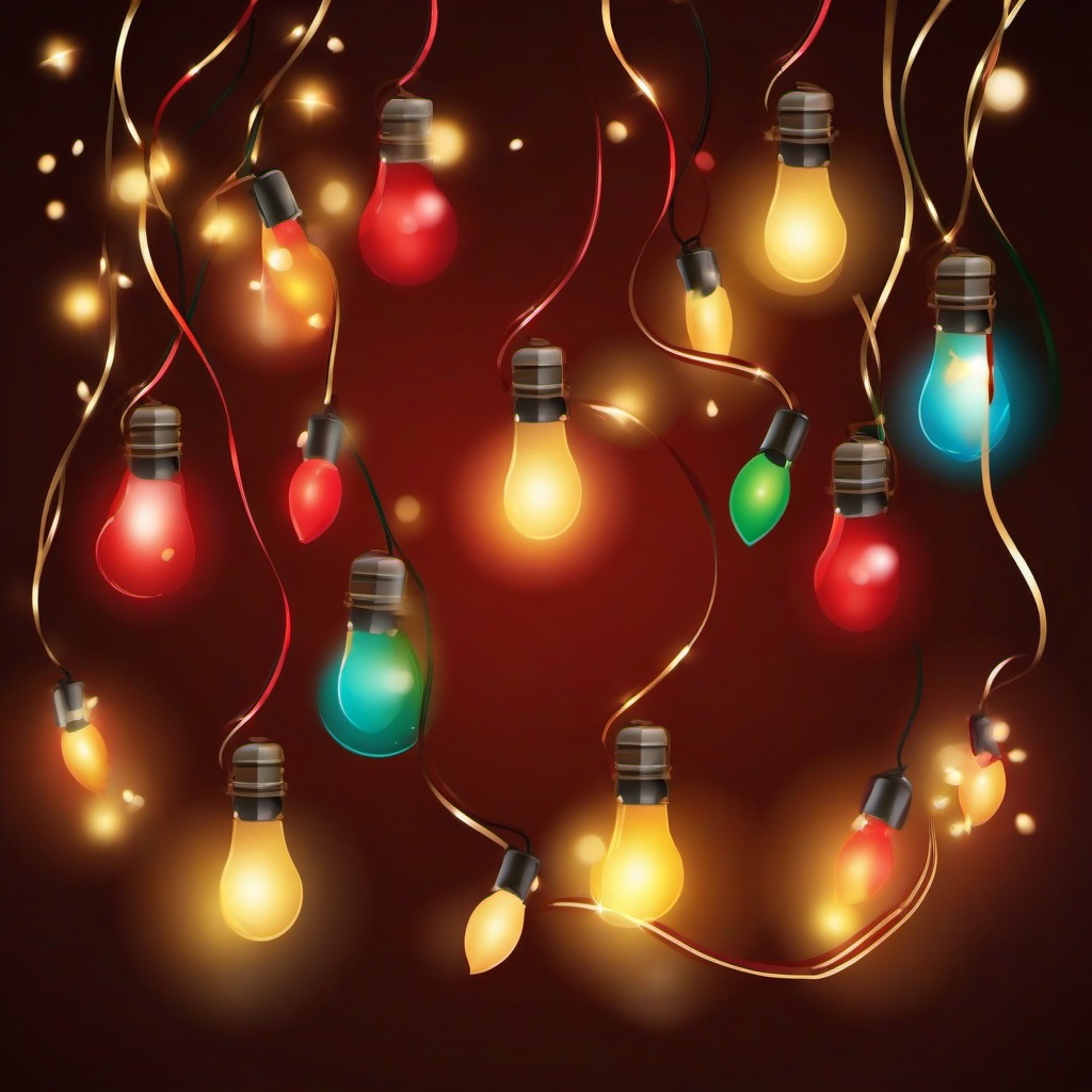 Christmas Lights clipart - Christmas lights with a warm glow  