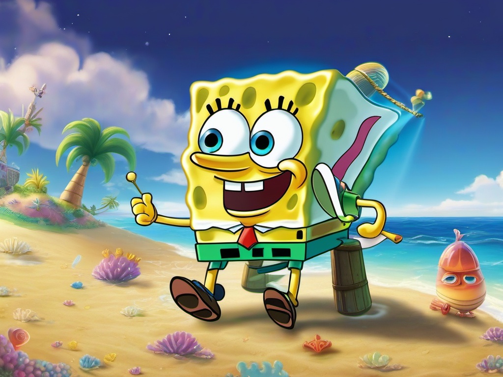 Bikini Bottom Sky Wallpaper  ,desktop background wallpaper