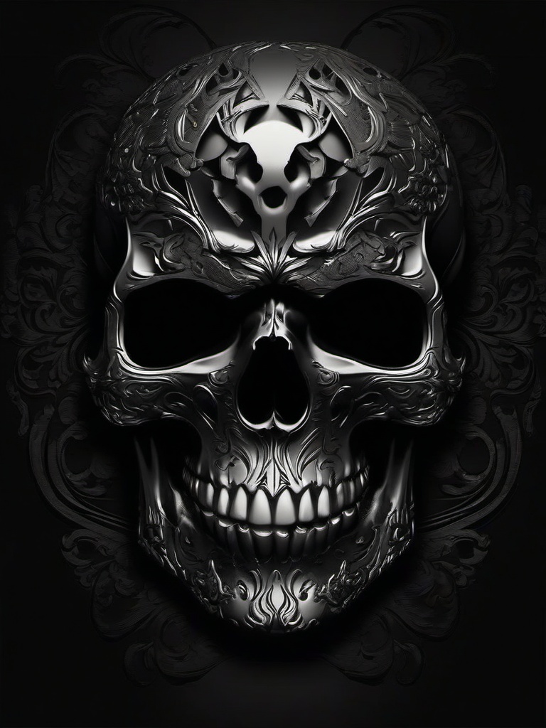 Dark Skull Wallpaper 4K  ,desktop background wallpaper