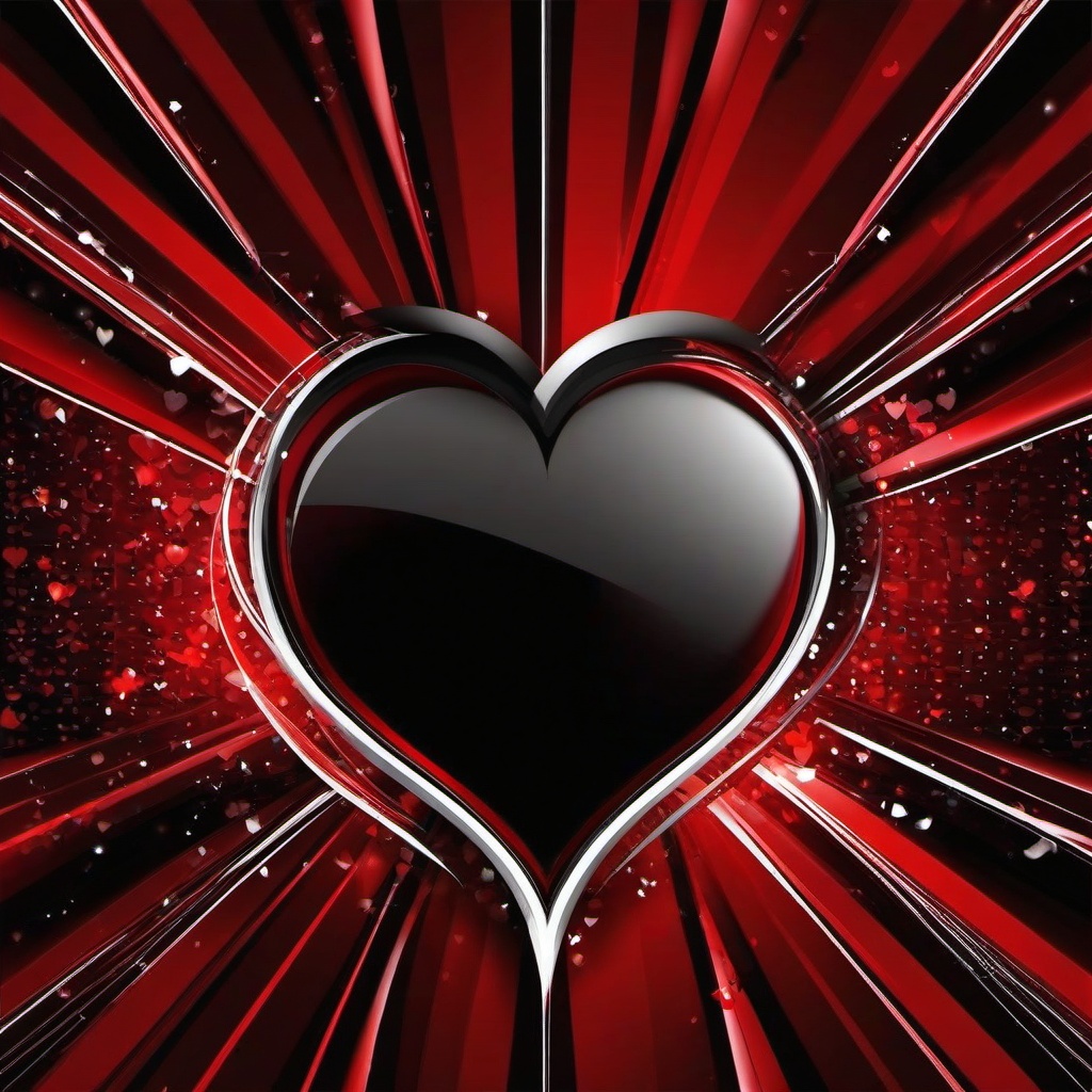 Red Background Wallpaper - red and black heart background  