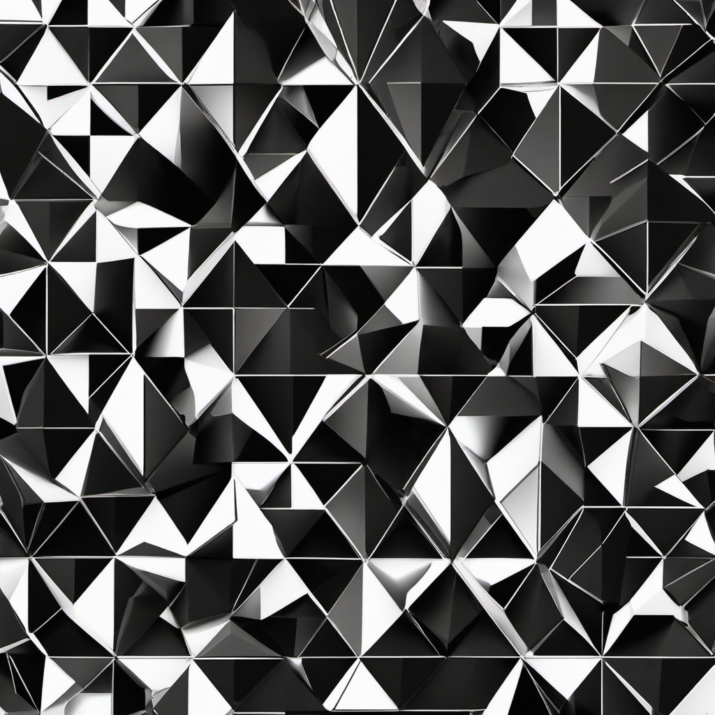 Geometric Background - black & white geometric wallpaper  