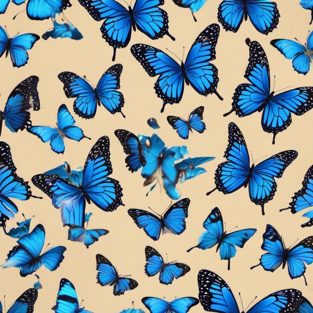 Butterfly Background Wallpaper - butterfly wallpaper aesthetic blue  