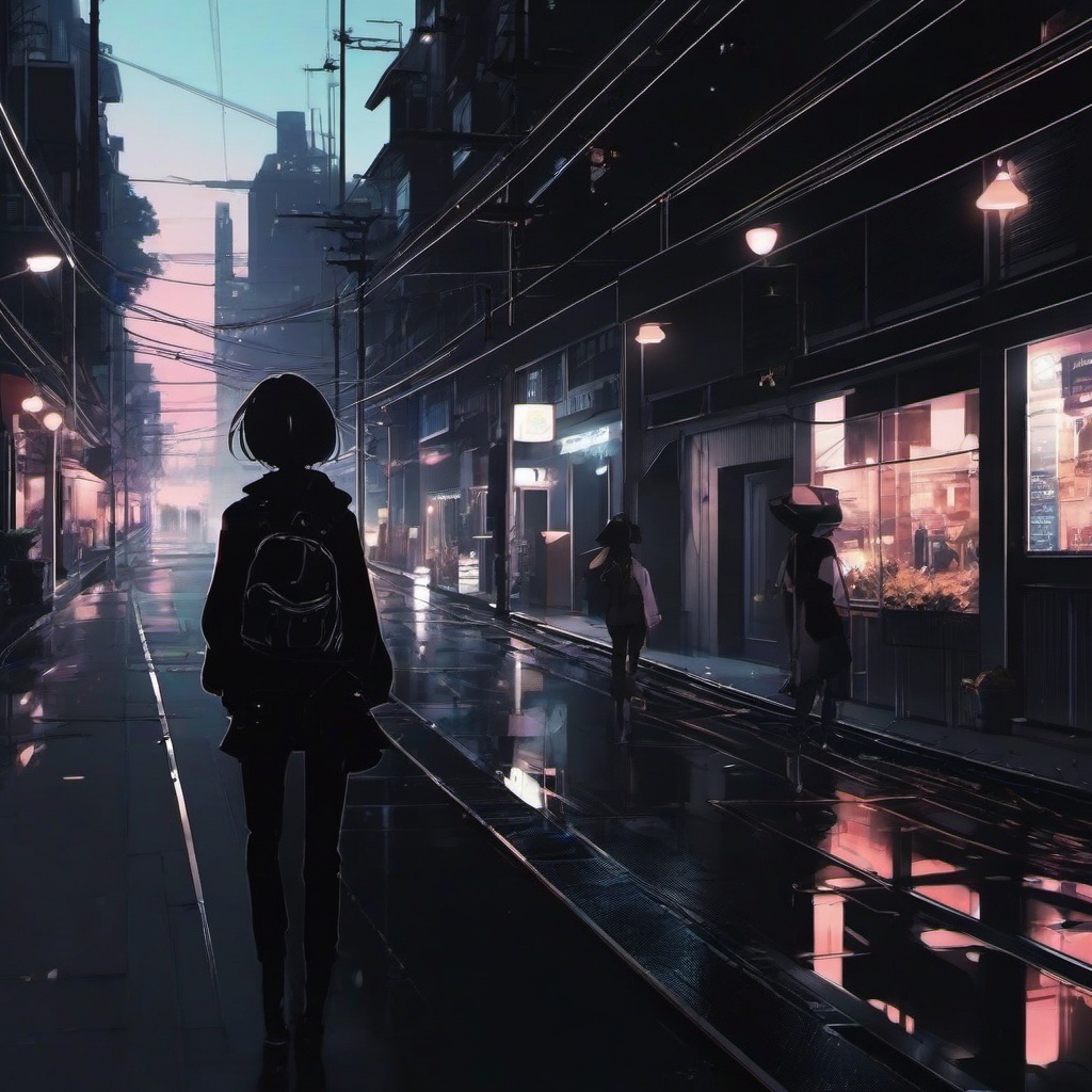 Wallpaper Anime Aesthetic Black  ,desktop background wallpaper