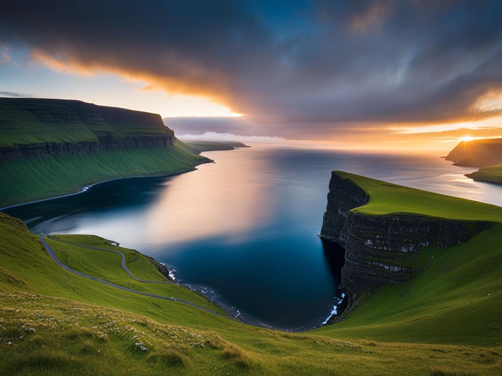 faroe islands - experiences the midnight sun illuminating a pristine, untouched wilderness. 