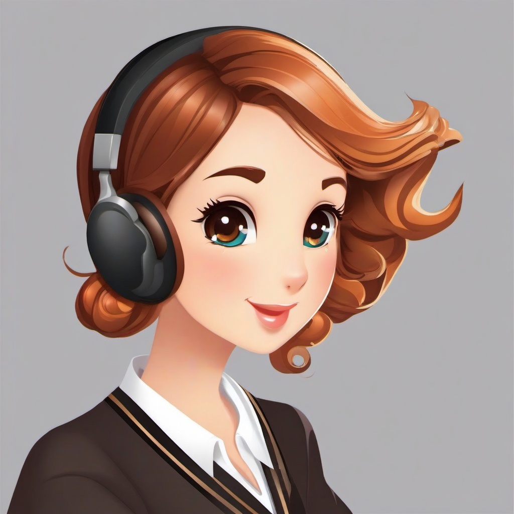 Ear clipart - ear in a cute character design  clipart