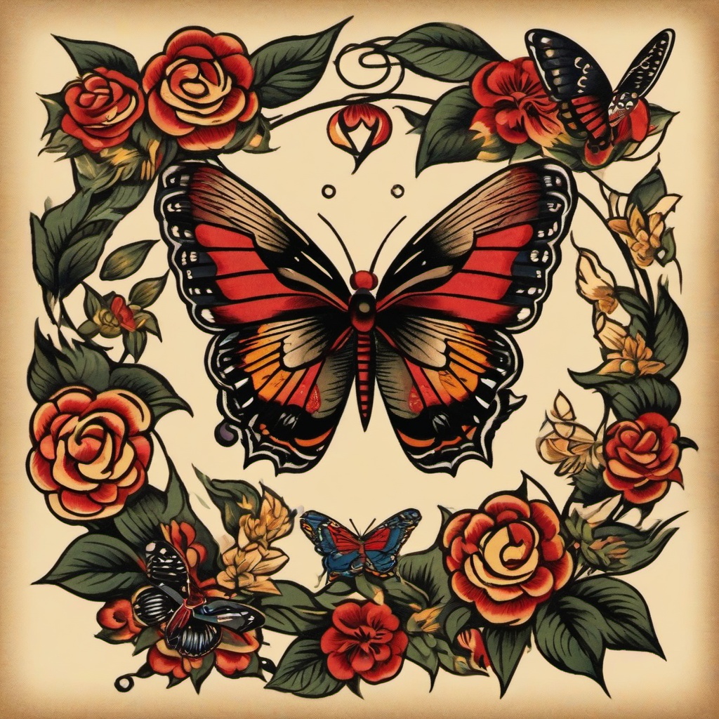 sailor jerry butterfly flash  