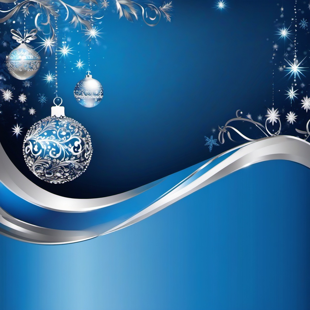 Christmas Background Wallpaper - blue and silver christmas backgrounds  