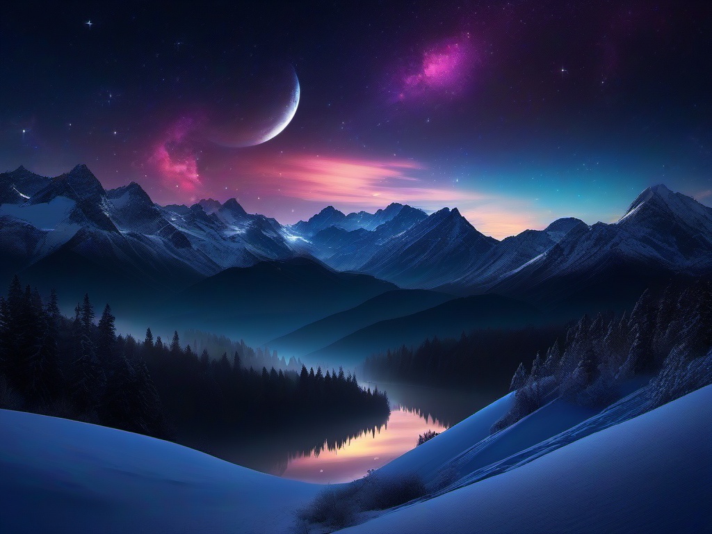 4K Night Sky Background  ,desktop background wallpaper