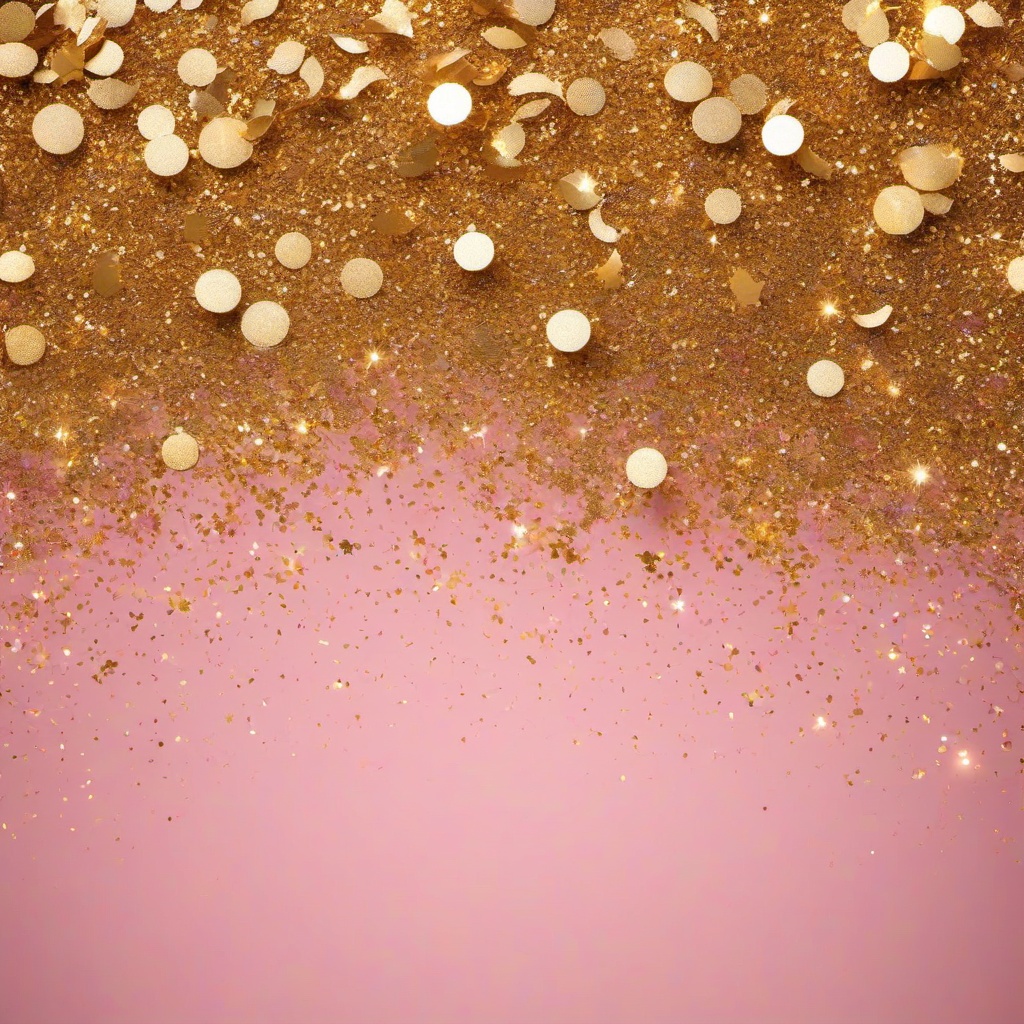 Glitter background - gold and pink glitter background  