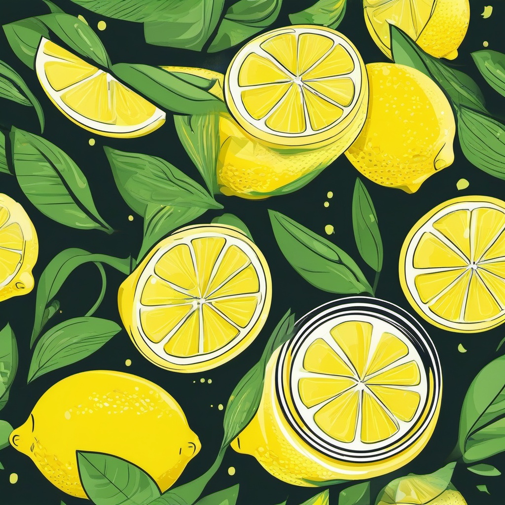 Lemon Zest and Lemonade Clipart - Lemon zest and a glass of lemonade.  color vector clipart, minimal style