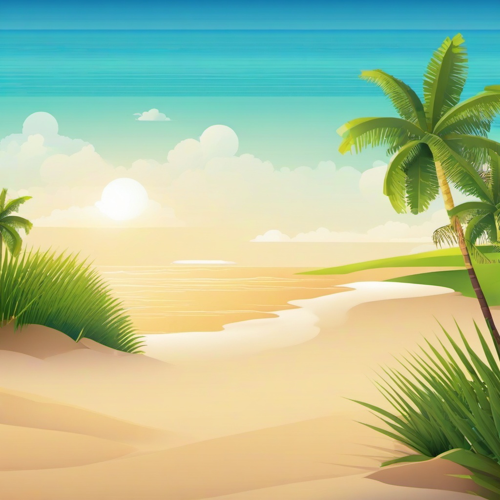 Beach background - pixel beach background  