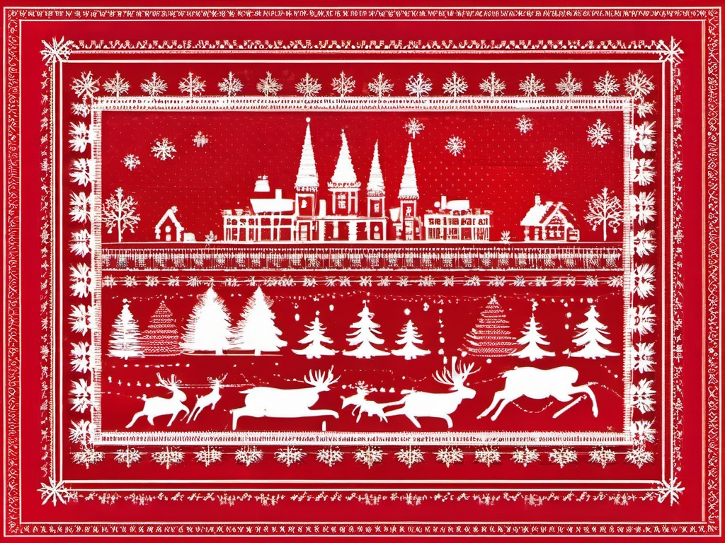 Christmas Background Stitch  